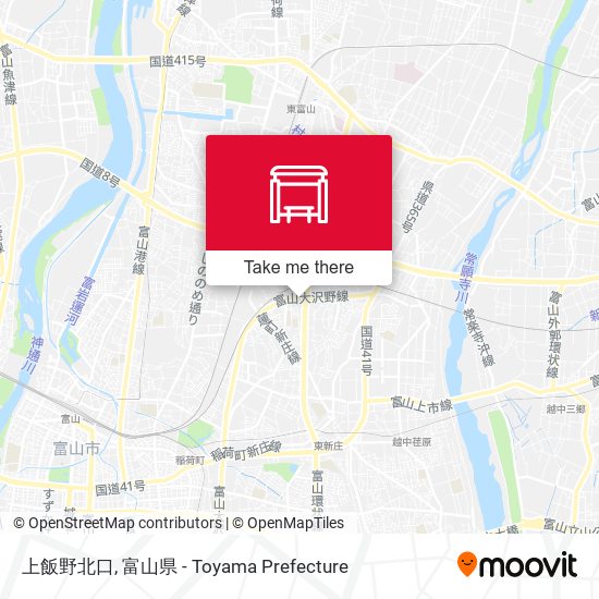 上飯野北口 map