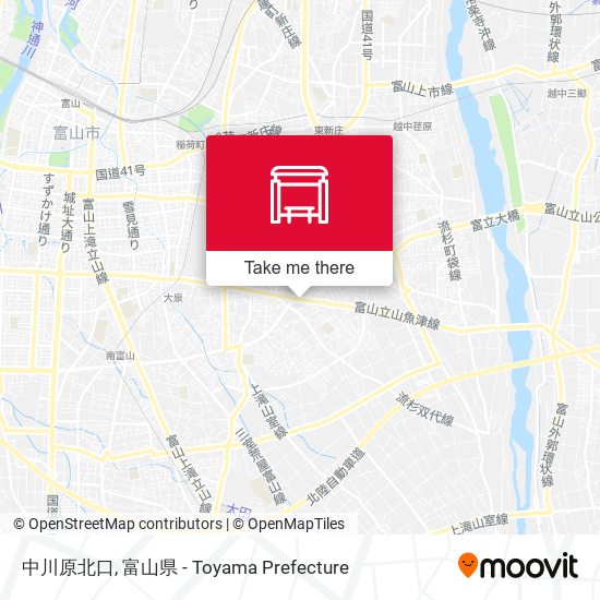 中川原北口 map