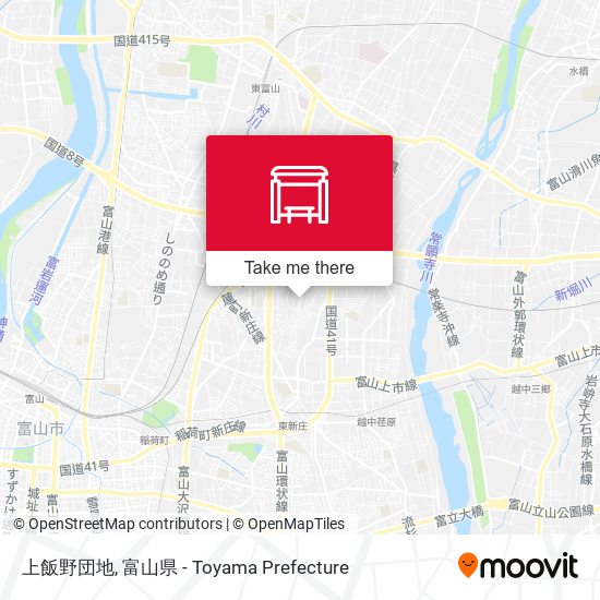 上飯野団地 map