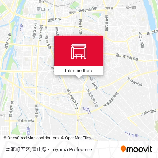 本郷町五区 map