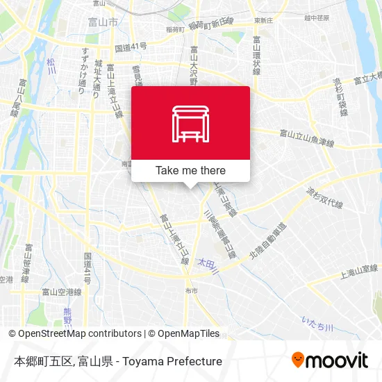 本郷町五区 map