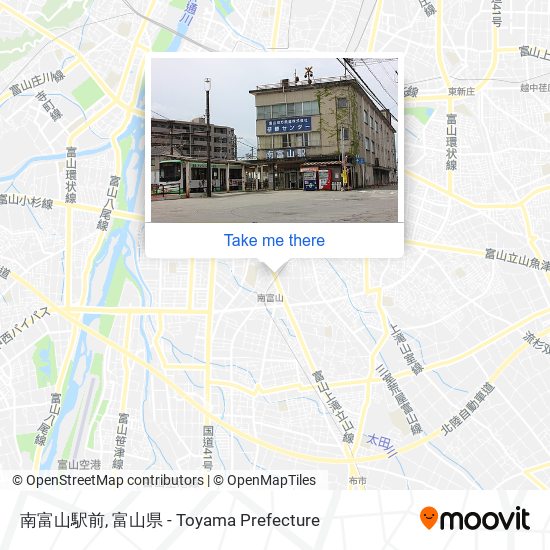 南富山駅前 map