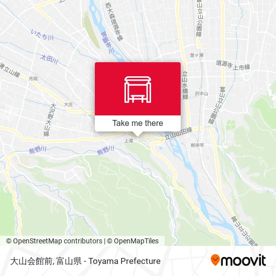 大山会館前 map