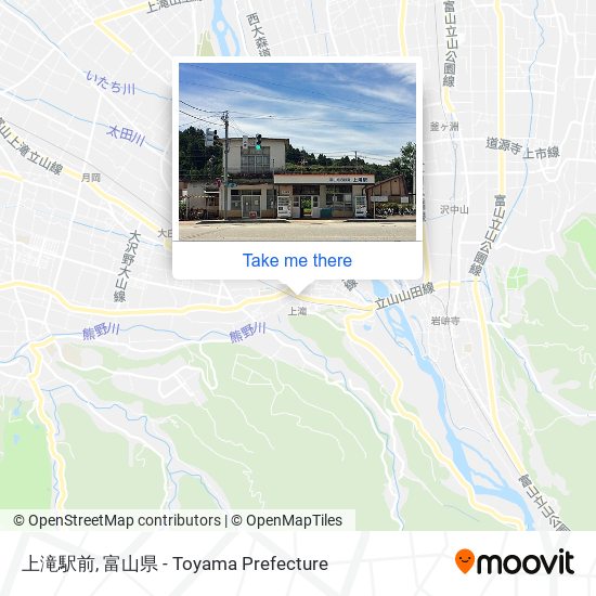 上滝駅前 map