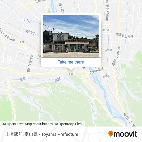 上滝駅前 map