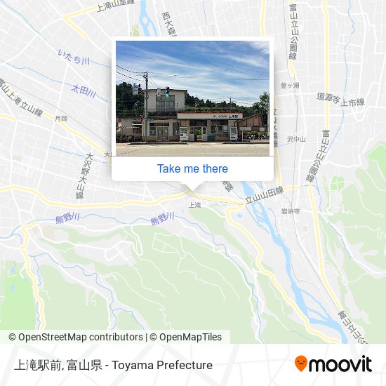 上滝駅前 map