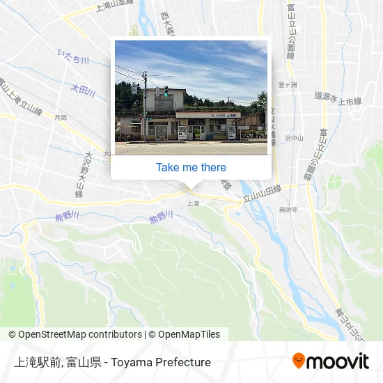 上滝駅前 map
