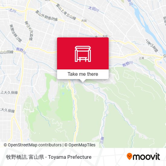 牧野橋詰 map