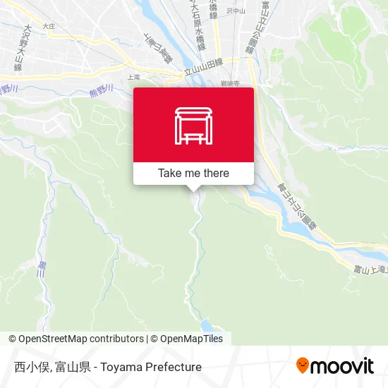 西小俣 map