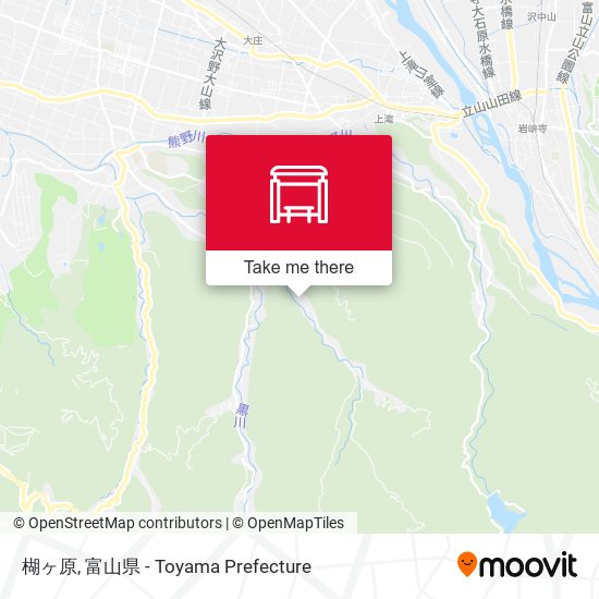 楜ヶ原 map