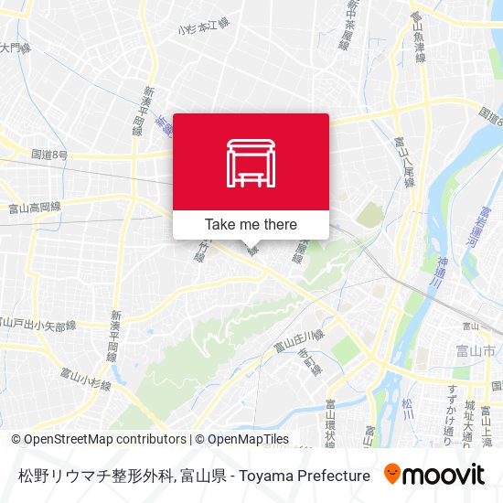 松野リウマチ整形外科 map