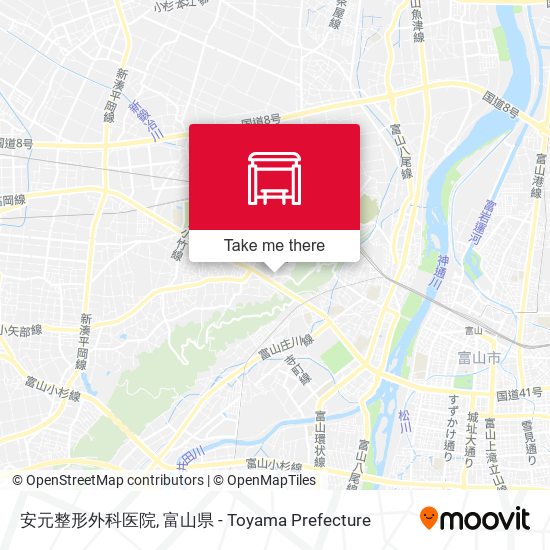安元整形外科医院 map