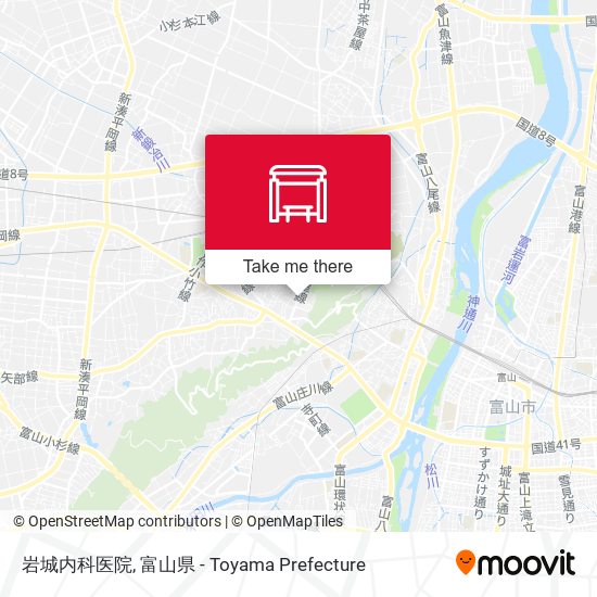 岩城内科医院 map