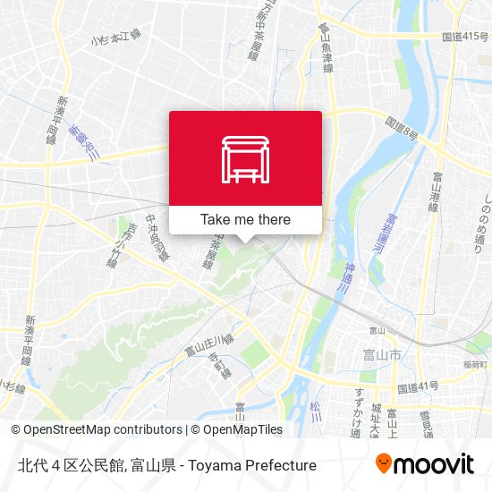 北代４区公民館 map
