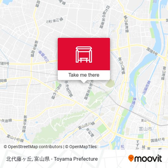 北代藤ヶ丘 map