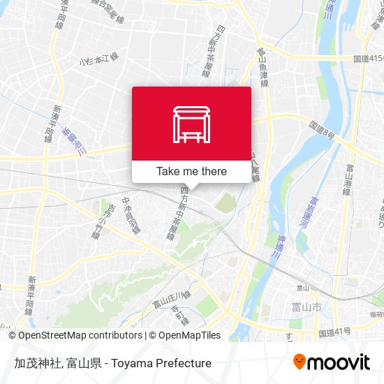 加茂神社 map