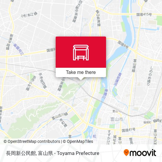 長岡新公民館 map