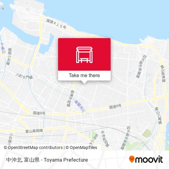 中沖北 map