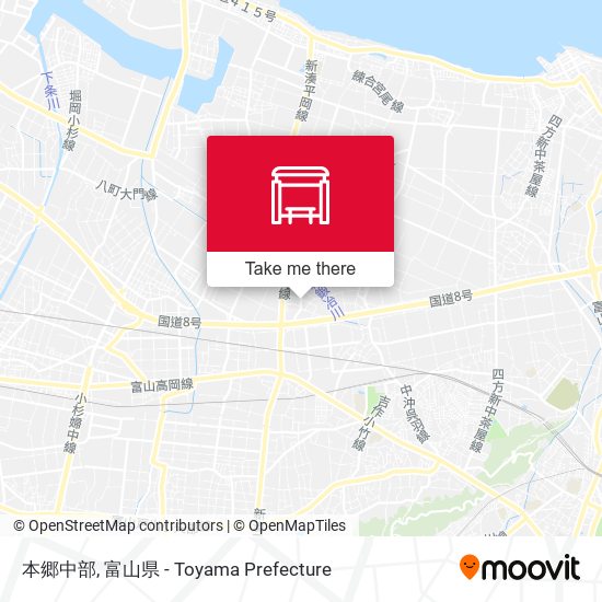本郷中部 map