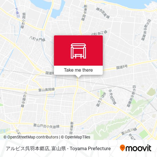 アルビス呉羽本郷店 map