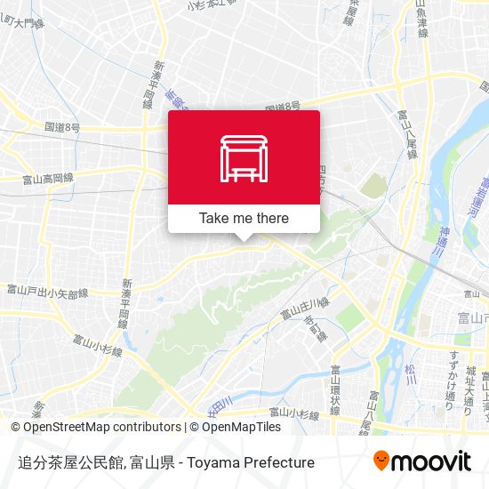追分茶屋公民館 map