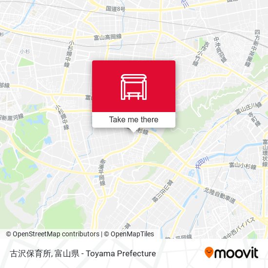 古沢保育所 map