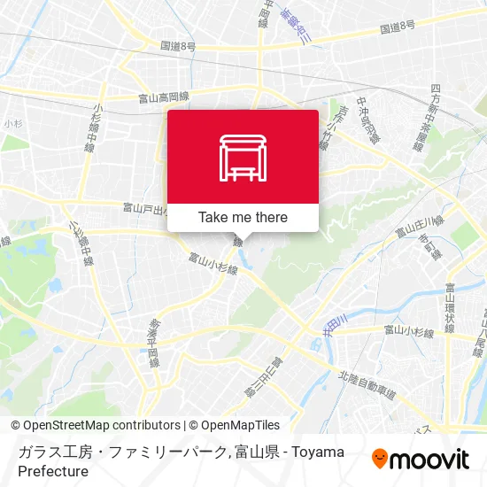 ガラス工房・ファミリーパーク map