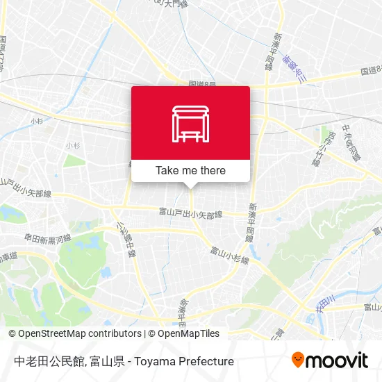 中老田公民館 map