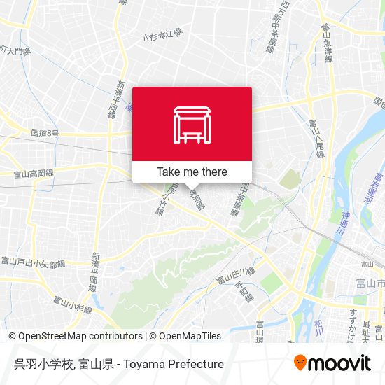 呉羽小学校 map