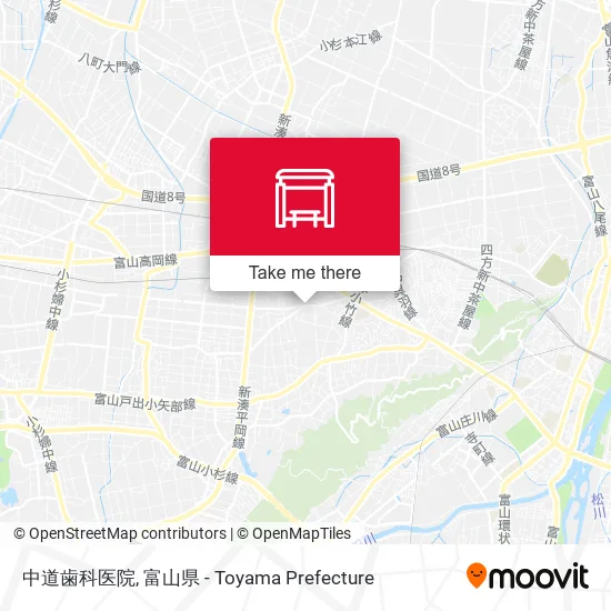 中道歯科医院 map