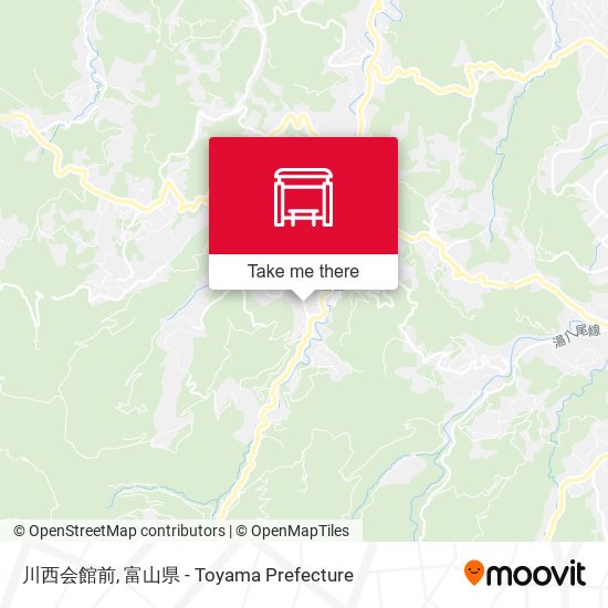 川西会館前 map