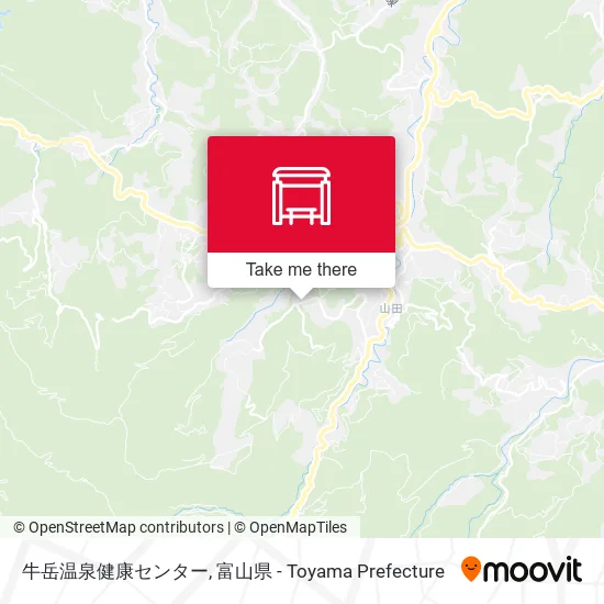 牛岳温泉健康センター map
