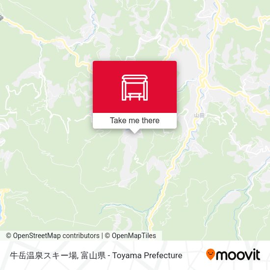 牛岳温泉スキー場 map