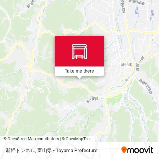 新婦トンネル map