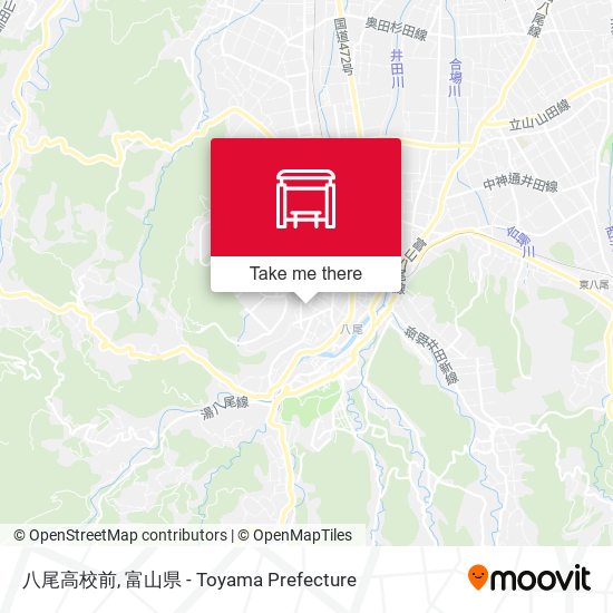 八尾高校前 map