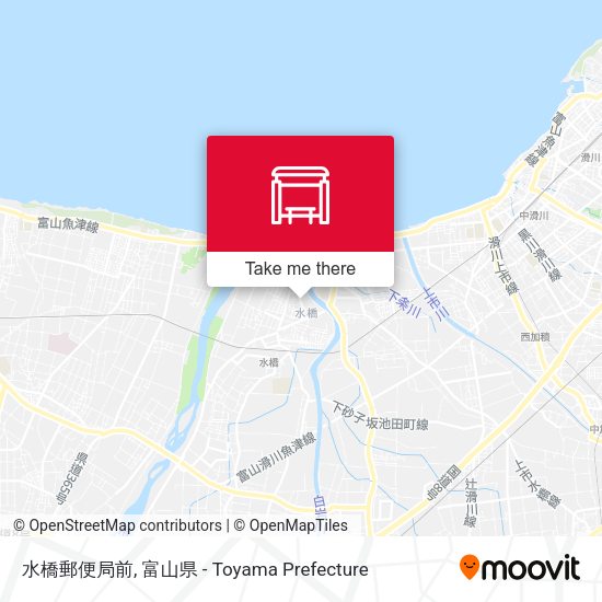 水橋郵便局前 map