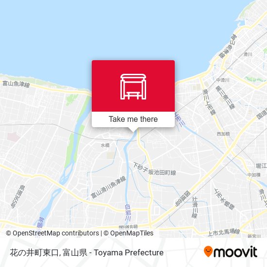 花の井町東口 map