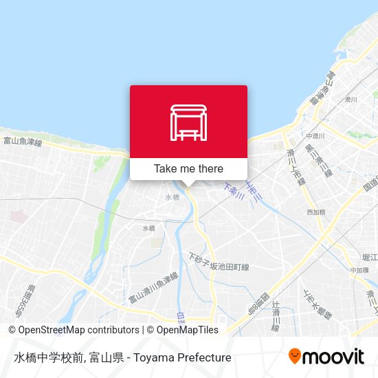 水橋中学校前 map