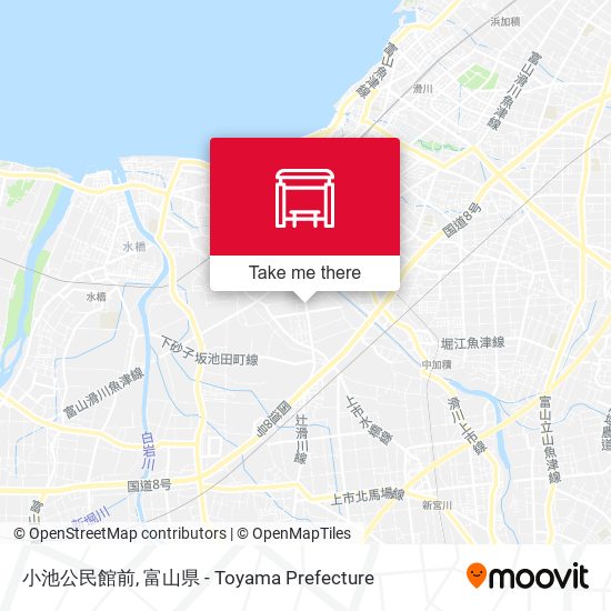 小池公民館前 map