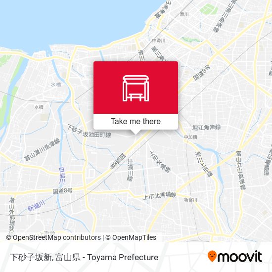 下砂子坂新 map