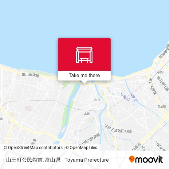 山王町公民館前 map