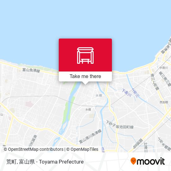 荒町 map