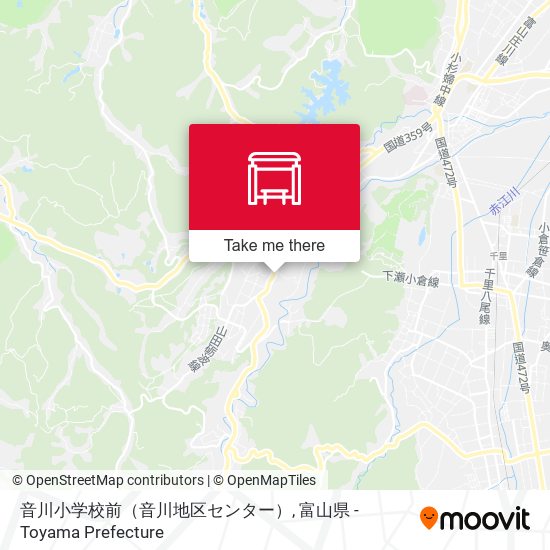 音川小学校前（音川地区センター） map
