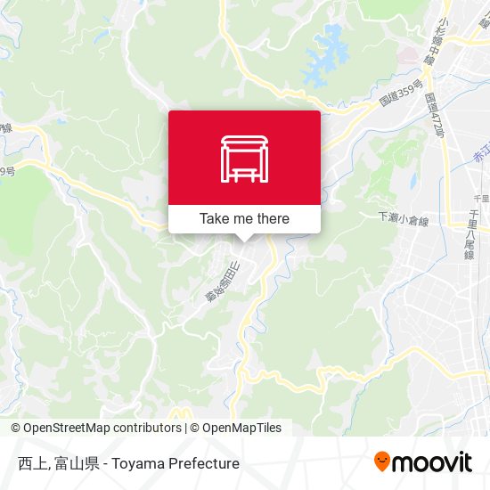 西上 map
