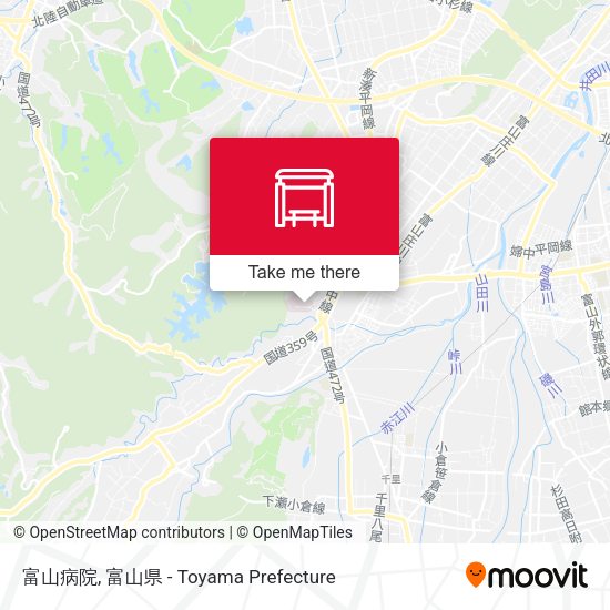 富山病院 map