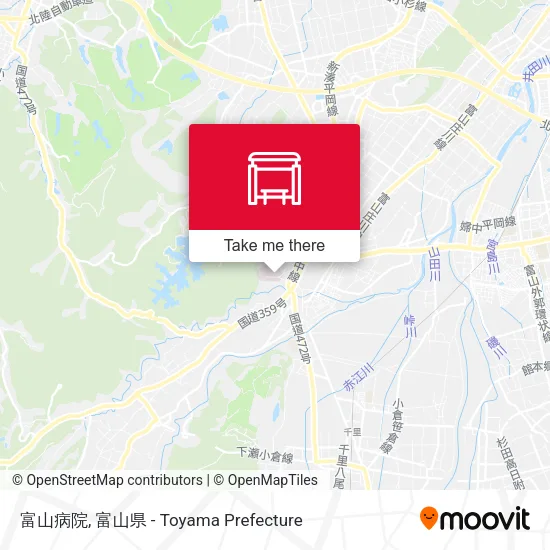富山病院 map