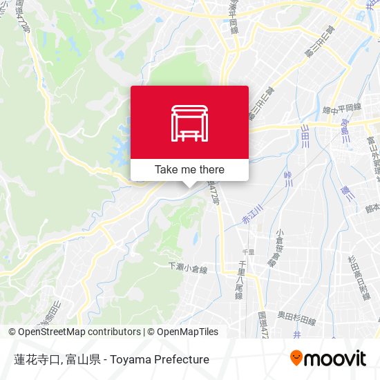 蓮花寺口 map