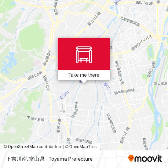 下吉川南 map