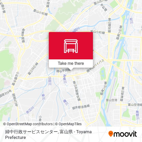 婦中行政サービスセンター map