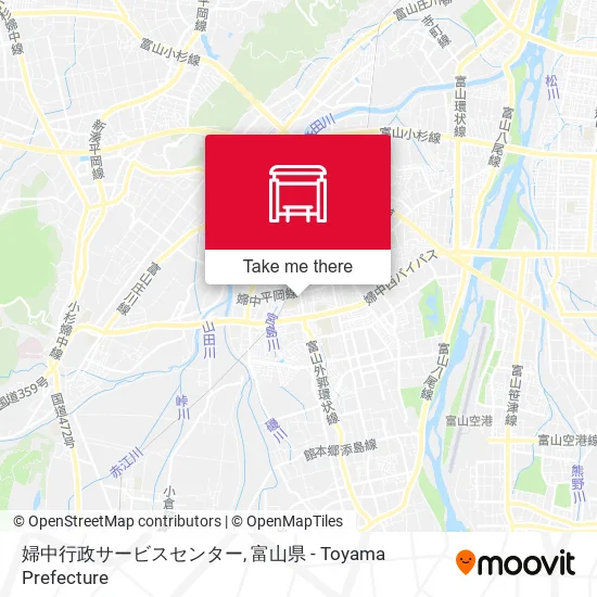 婦中行政サービスセンター map
